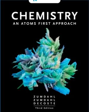 Chemistry An Atoms First Approach 3rd Edition Zumdahl TEST BANK