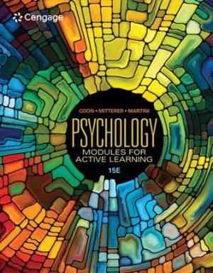 Psychology 15th Edition Coon TEST BANK