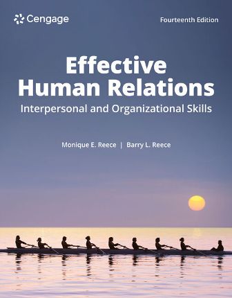 Human Relations: Interpersonal and Organizational Applications 14th Edition Reece TEST BANK