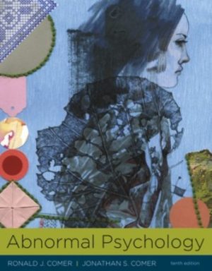 Abnormal Psychology 10th Edition Comer TEST BANK