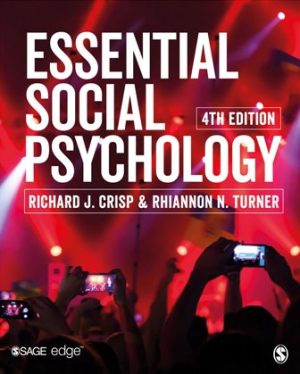 Essential Social Psychology 4th Edition Crisp TEST BANK