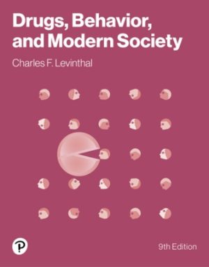 Drugs Behavior and Modern Society 9th Edition Levinthal TEST BANK